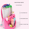 Estuche de lápices para estudiantes de gran capacidad, creativo, nuevo estilo, caja de papelería multifuncional con dibujos animados, bolso bonito para bolígrafos para niños y niñas 
