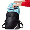 Mochila portátil con múltiples bolsillos personalizada, organizador de inserción, bolsa de cosméticos de gran capacidad, bolsa de almacenamiento con forro para viajes, uso diario