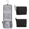 Bolsa de aseo colgante impermeable a la moda personalizada, bolsas plegables de cosméticos de viaje portátiles de gran capacidad para hombres y mujeres