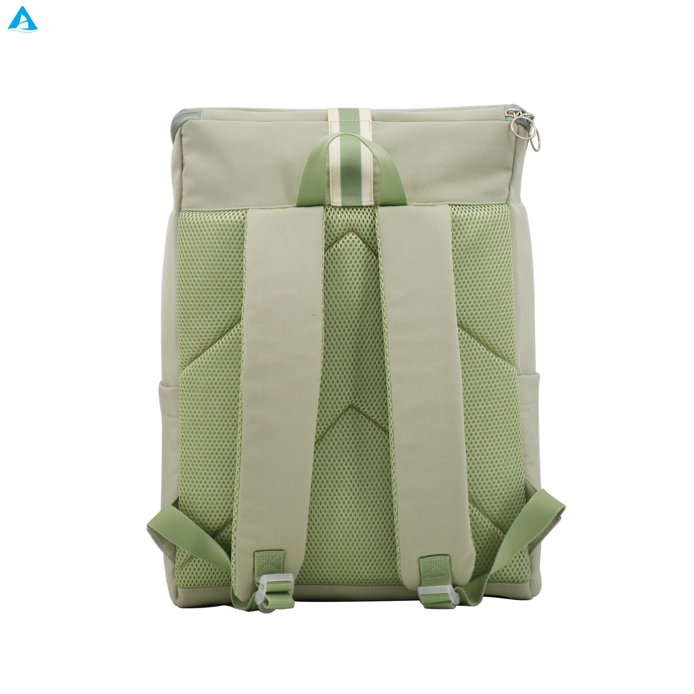 Mochila térmica enrollable con aislamiento superior, mochila para almuerzo de gran capacidad, bolsa de almacenamiento de alimentos de poliéster para Picnic, Camping, viajes al aire libre