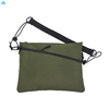 Bolso de hombro individual de gran capacidad para acampar al aire libre, mochila informal cruzada Unisex, riñonera de pecho de alta gama con cremallera de poliéster
