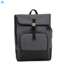 Mochila de negocios Unisex de gama alta, bolso de lona de gran capacidad, cremallera de poliéster resistente al agua, ordenador Simple de alta calidad