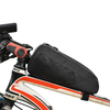 Fabricante, venta directa, equipo de ciclismo negro, bolsa impermeable para tubo superior de bicicleta de carretera, bolsa de cuadro frontal para bicicletas para todas las estaciones