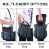 Bolso de mano de viaje para ordenador portátil, impermeable, personalizado, bolso de hombro tipo bandolera para tableta de 15,6 pulgadas con correa ajustable desmontable para hombres y mujeres