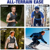 Chaleco táctico para correr para hombre con vejiga de hidratación ligera impermeable correas de mochila ajustables bolsa de agua reflectante
