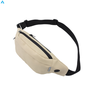 Riñonera para el pecho ligera y unisex, poliéster resistente al agua con cierre de cremallera, multifuncional para deportes al aire libre y senderismo
