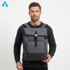 Mochila de negocios Unisex de gama alta, bolso de lona de gran capacidad, cremallera de poliéster resistente al agua, ordenador Simple de alta calidad