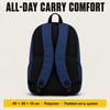 Mochila corta para viajes de negocios con logotipo personalizado de BSCI, mochila ligera para ordenador portátil con panel trasero de malla para viajes en avión