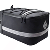 Advance-bolsa trasera de poliéster impermeable para bicicleta, bolsa de almacenamiento para maletero de bicicleta de gran capacidad, tira reflectante, bolsillo para teléfono con cremallera
