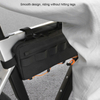 Bolsa de viga transversal de tubo inferior de bicicleta de carretera de montaña de gran capacidad impermeable de poliéster con cierre de cremallera para deportes al aire libre