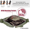 Venta al por mayor, bolso cruzado Simple impermeable, bolso de mano informal ligero con bolsillo RFID antirrobo, bolsos y bolso de viaje