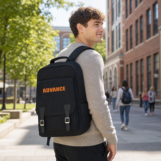 Mochila para estudiantes de secundaria de ocio Simple de moda personalizada avanzada mochila para ordenador de 15,6 pulgadas resistente al agua de gran capacidad