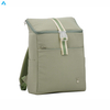 Mochila térmica enrollable con aislamiento superior, mochila para almuerzo de gran capacidad, bolsa de almacenamiento de alimentos de poliéster para Picnic, Camping, viajes al aire libre