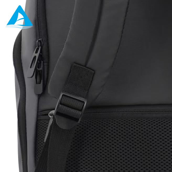 Mochila de negocios Unisex de gama alta, bolso de lona de gran capacidad, cremallera de poliéster resistente al agua, ordenador Simple de alta calidad