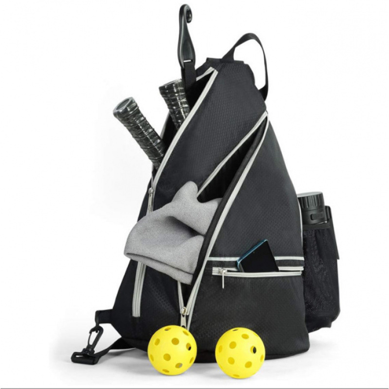 Bolsas portátiles unisex para raquetas de tenis y Pickleball, diseño Triangular, Material de poliéster, resistente al agua, capacidad de 30-40L, uso deportivo
