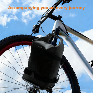 Bolsa impermeable para horquilla delantera de ciclismo de gran capacidad para exteriores, bolsa para Tenedor de bicicleta enrollable para bicicleta de montaña y carretera