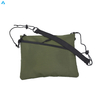 Bolso de hombro individual de gran capacidad para acampar al aire libre, mochila informal cruzada Unisex, riñonera de pecho de alta gama con cremallera de poliéster