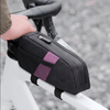 Bolsa de cuadro de bicicleta de tubo superior de bicicleta, impermeable, de poliéster, con cierre de cremallera, bolsa de almacenamiento para manillar, bolsillo para teléfono de acceso rápido para ciclismo