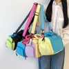 Neceser de viaje colorido multifuncional, bolsa de almacenamiento de cosméticos con correa para equipaje, bolsa de tenis deportiva para viaje y Fitness