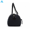 Bolsa de lona para gimnasio, color azul marino, con compartimento para zapatos, bolsa de viaje de fin de semana de nailon resistente al agua con correa desmontable para hombres y mujeres