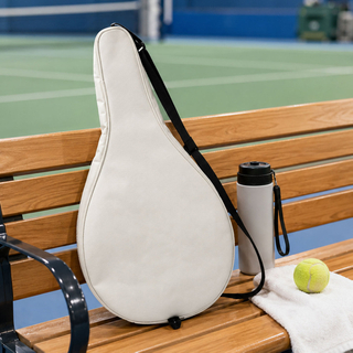 Bolsa de raqueta de tenis al aire libre, bolsa de bádminton, bolsa de almacenamiento de equipo deportivo para gimnasio, logotipo personalizable, resistente al agua, portátil