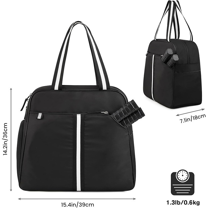 Nueva bolsa de tenis, bolsa de raqueta de mano, bolsa de raqueta de bádminton portátil para exteriores, mochila de tenis