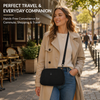 Bolso bandolera convertible 2 en 1, pequeño bolso acolchado en la cintura, bolso de hombro ligero con correa desmontable para viajes y uso diario