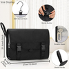 Bolsa de aseo colgante impermeable a la moda personalizada, bolsas plegables de cosméticos de viaje portátiles de gran capacidad para hombres y mujeres