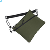Bolso de hombro individual de gran capacidad para acampar al aire libre, mochila informal cruzada Unisex, riñonera de pecho de alta gama con cremallera de poliéster