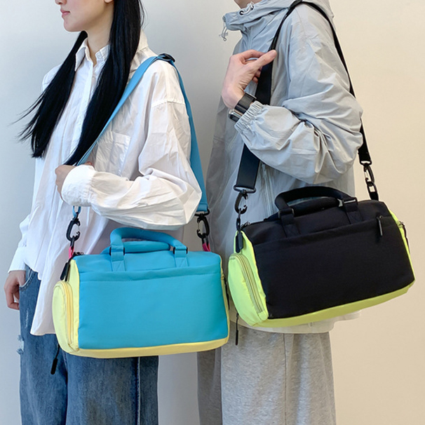 Neceser de viaje colorido multifuncional, bolsa de almacenamiento de cosméticos con correa para equipaje, bolsa de tenis deportiva para viaje y Fitness
