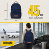 Mochila corta para viajes de negocios con logotipo personalizado de BSCI, mochila ligera para ordenador portátil con panel trasero de malla para viajes en avión