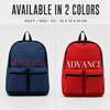 Mochila informal de PU con logotipo personalizado, mochila deportiva ligera y diaria con dos bolsillos delanteros con cremallera para bolsa de regalo promocional