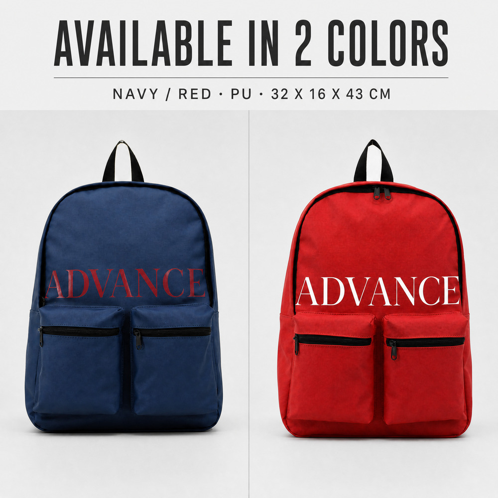 Mochila informal de PU con logotipo personalizado, mochila deportiva ligera y diaria con dos bolsillos delanteros con cremallera para bolsa de regalo promocional