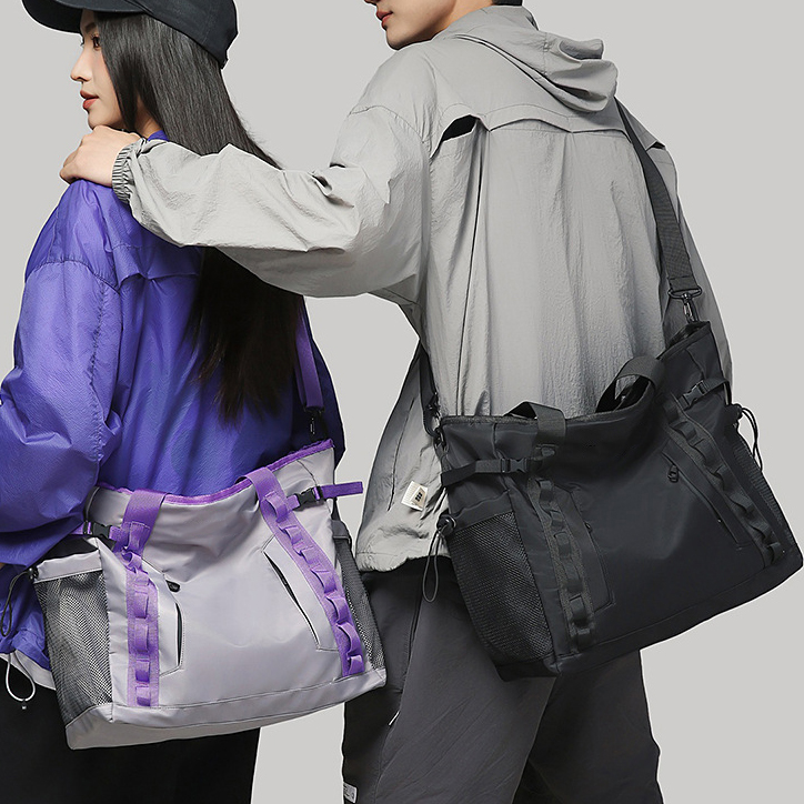 Bolso de mano impermeable de gran capacidad con logotipo personalizado Advance, bolso de viaje portátil versátil, bolso de hombro deportivo de ocio 