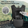Mochila de hidratación para exteriores, chaleco con forro a prueba de fugas, malla transpirable para correr, ciclismo, mochila con tira reflectante para hombres y mujeres
