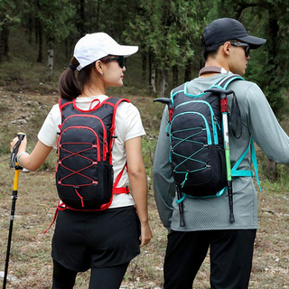 NEW ADVANCE Mochila Softback para senderismo y correr, ligera, transpirable, ajustable, correa para el pecho, tiras reflectantes de seguridad