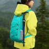 Mochila de hidratación impermeable para exteriores con tiras reflectantes y parte trasera de malla transpirable, mochila de ciclismo para acampar de 20L para hombres y mujeres
