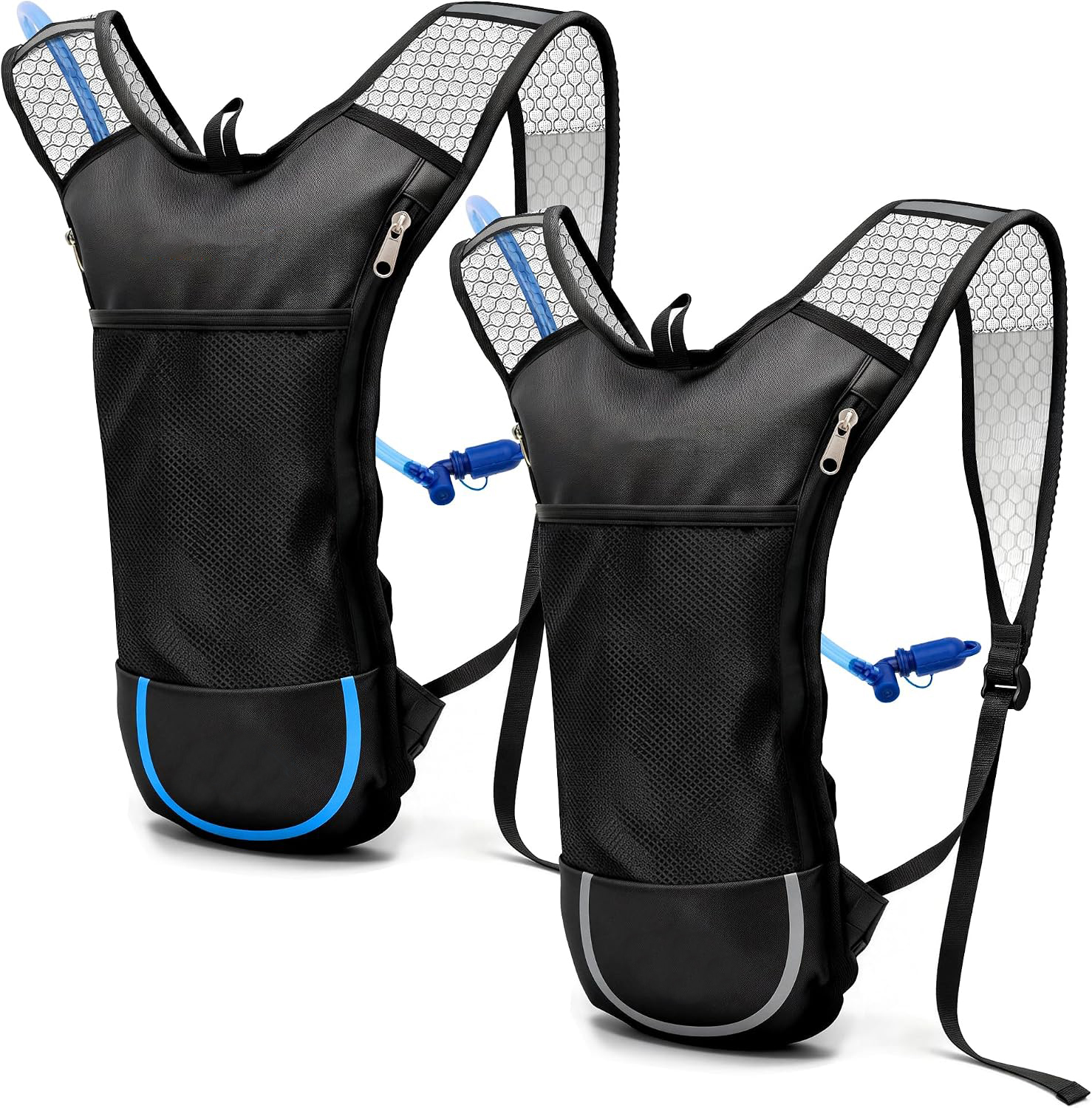 Mochila para montar en bicicleta, bolsa de agua para exteriores, bolsa deportiva de viaje transpirable, correa ajustable para hombre y mujer, parte trasera suave personalizada de nailon