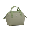 Bolsa de almuerzo bonita, bolsa de mano térmica de poliéster reutilizable, bolso portátil para el trabajo, Picnic, almacenamiento de comida escolar