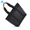 Bolso de mano 2 en 1 de gran capacidad con correa de hombro desmontable, bolso negro mate de PU impermeable para gimnasio, oficina, viajes, mujeres y hombres