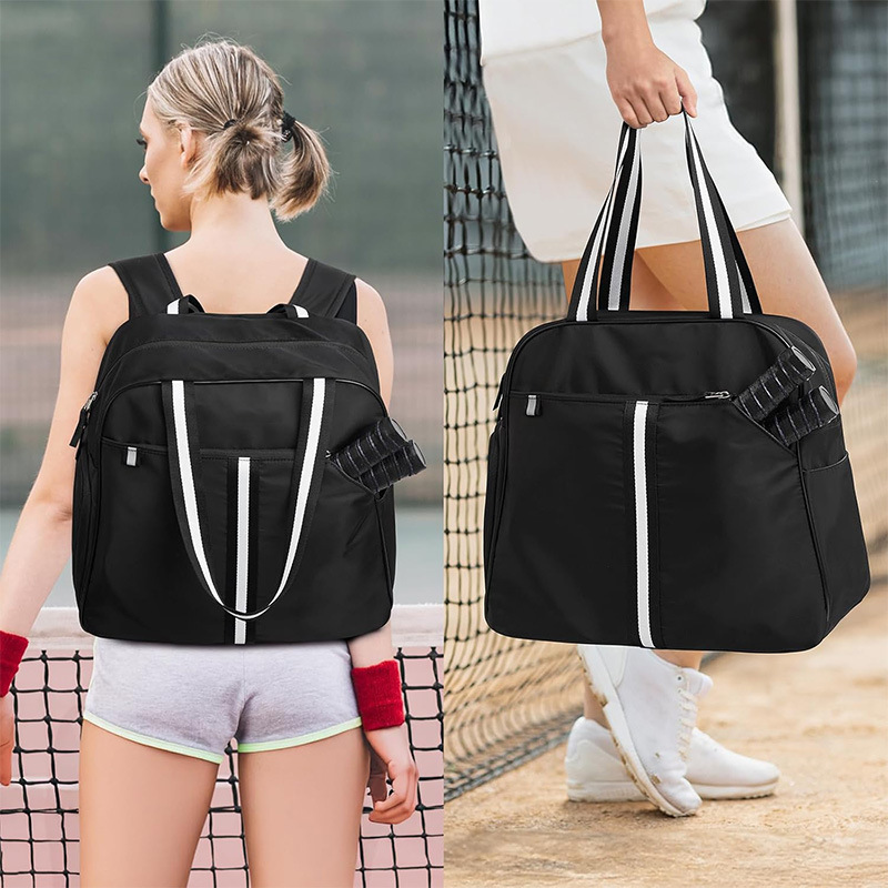 Nueva bolsa de tenis, bolsa de raqueta de mano, bolsa de raqueta de bádminton portátil para exteriores, mochila de tenis