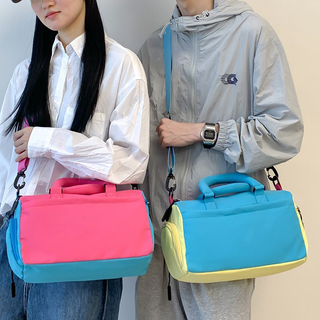Neceser de viaje colorido multifuncional, bolsa de almacenamiento de cosméticos con correa para equipaje, bolsa de tenis deportiva para viaje y Fitness
