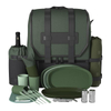 Mochila enfriadora de Picnic con aislamiento de gran capacidad personalizada, bolsa térmica multifuncional con juego completo de bolsillo para vajilla