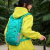 Mochila de hidratación impermeable para exteriores con tiras reflectantes y parte trasera de malla transpirable, mochila de ciclismo para acampar de 20L para hombres y mujeres