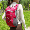 Nueva mochila ligera impermeable para ciclismo para hombres y mujeres, mochila multifuncional para senderismo con soporte para casco, bolsillos laterales de malla