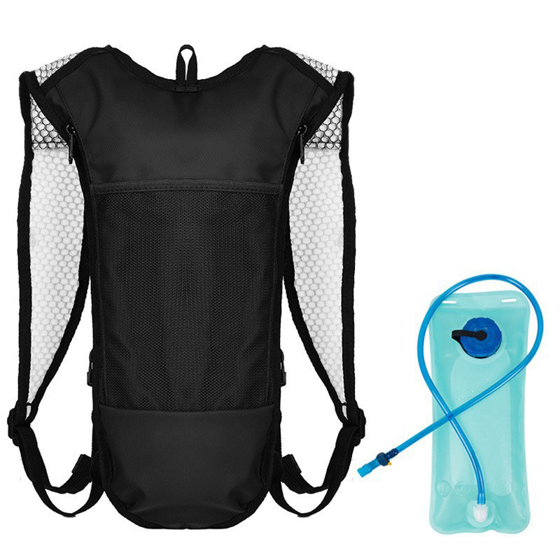 Mochila para montar en bicicleta, bolsa de agua para exteriores, bolsa deportiva de viaje transpirable, correa ajustable para hombre y mujer, parte trasera suave personalizada de nailon