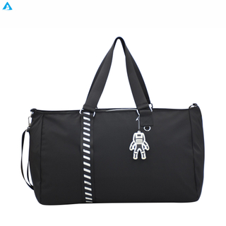 Bolsa de lona de viaje de gran capacidad para el fin de semana, bolso grande de hombro de tela impermeable, bolsa de gimnasio deportiva para exteriores