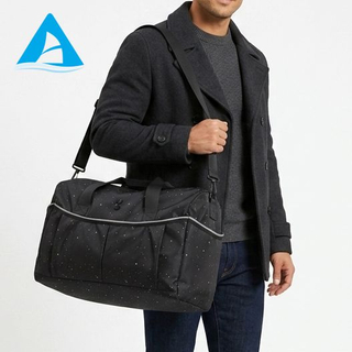 Bolso de lona deportivo de nailon resistente al agua con diseño de estrellas a la moda, bolso de viaje portátil para gimnasio para mujer de gran capacidad, bolso de fin de semana