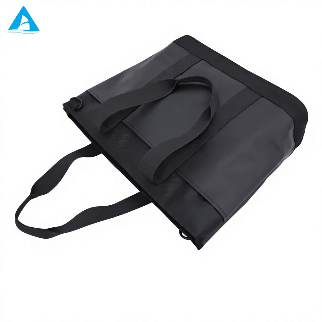 Bolso de mano 2 en 1 de gran capacidad con correa de hombro desmontable, bolso negro mate de PU impermeable para gimnasio, oficina, viajes, mujeres y hombres