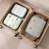 Venta al por mayor, juego de cubos de embalaje de viaje con cremallera ligera minimalista, juego de almacenamiento de equipaje de gran capacidad para uso comercial en viajes